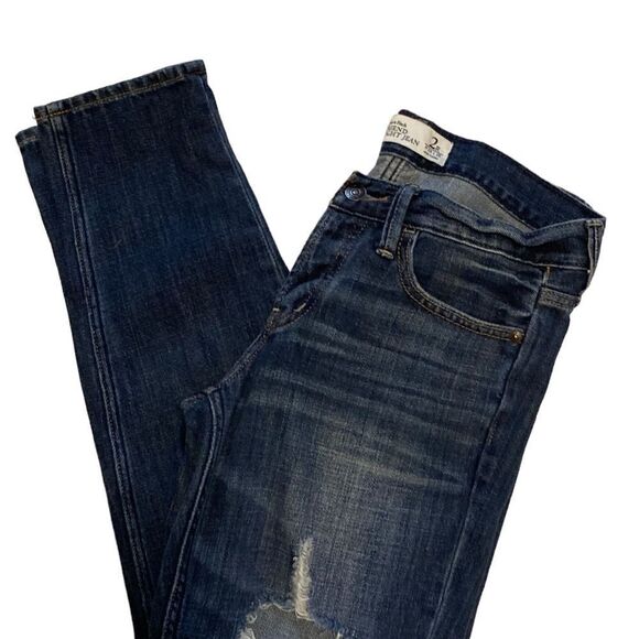 Abercrombie & Fitch boyfriend straight jeans Size 2 - Picture 3 of 6